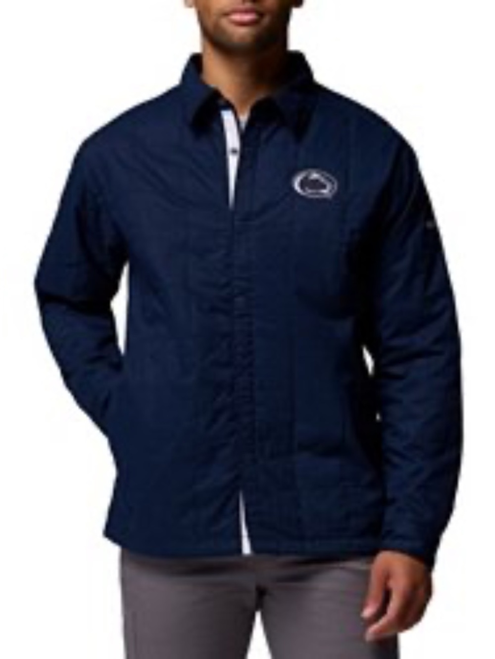 NWT men's medium Penn State Nittany Lions Columbia Campus Roam Quilted Jacket